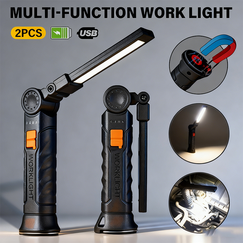 Power Bank - Przenośna latarka LED COB ładowana przez