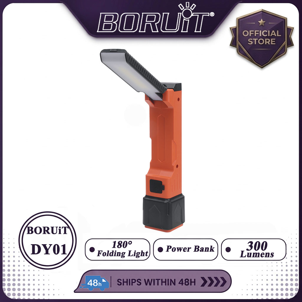 Power Bank - BORUiT 300LM LED Latarka Robocza z
