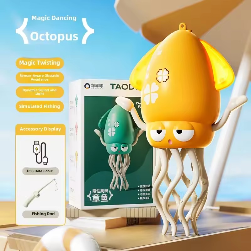 Electronics Gadgets For Gift - Inteligentny tańczący robot ośmiornica - zabawka