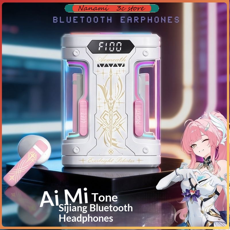 Headphones Wireless - Słuchawki Bluetooth Anime Elysia TWS Półotwarte