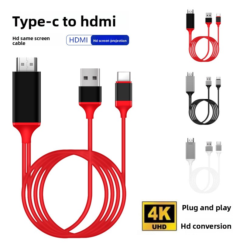 Hdmi Adapter - Adapter 2M 4K Type-C na HDMI