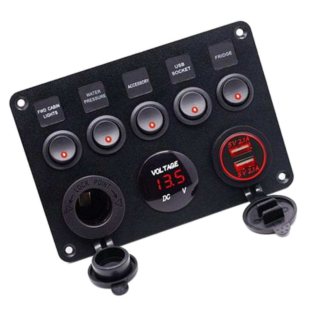 Panel sterowania z 5 przyciska – Usb Charger recenzja i cena