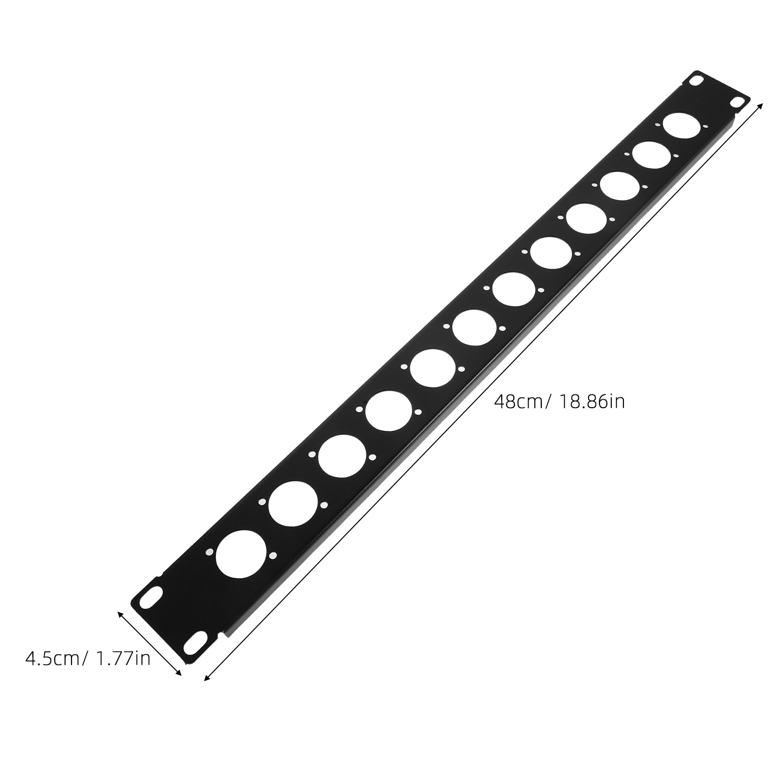 Panel audio z 12 portami, pane – Cable Organizer recenzja i cena